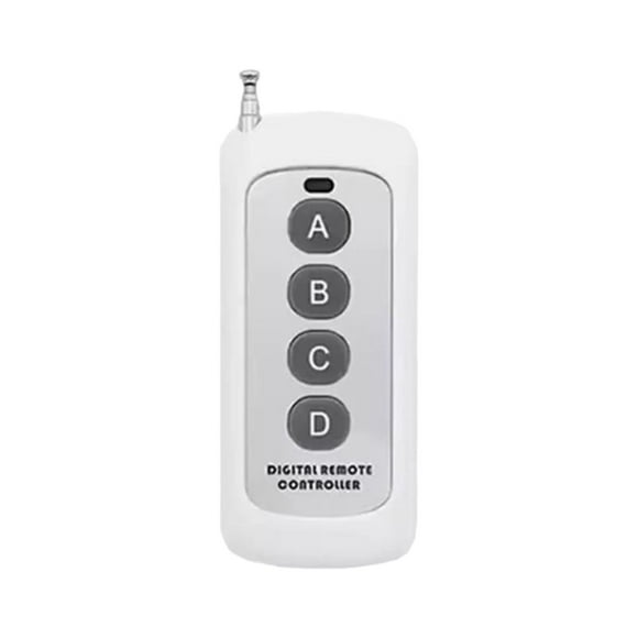 Módulo de Control Remoto Inalámbrico EV1527 de 433 MHz con Código de Aprendizaje y Antena ABCD, Control de 4 Botones, Alcance de 1000 M.