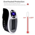 thumbnail image 6 of Portable Electric Wall Heater 450W, Remote Control, Adjustable Thermostat, Precise Temperature Setting, Safe for Small Rooms, White, 6 of 6