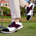 thumbnail image 5 of YOURDIARY Mens Golf Shoes Lightweight Comfortable Spiked Golf Sneakers for Outdoor Training Walking, 5 of 7