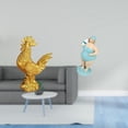 thumbnail image 2 of Escultura de pollo, figura decorativa, estatua de resina, adorno de mujer en traje de baño, arte animal realista, adecuada para sala de estar, dormito, 2 of 8