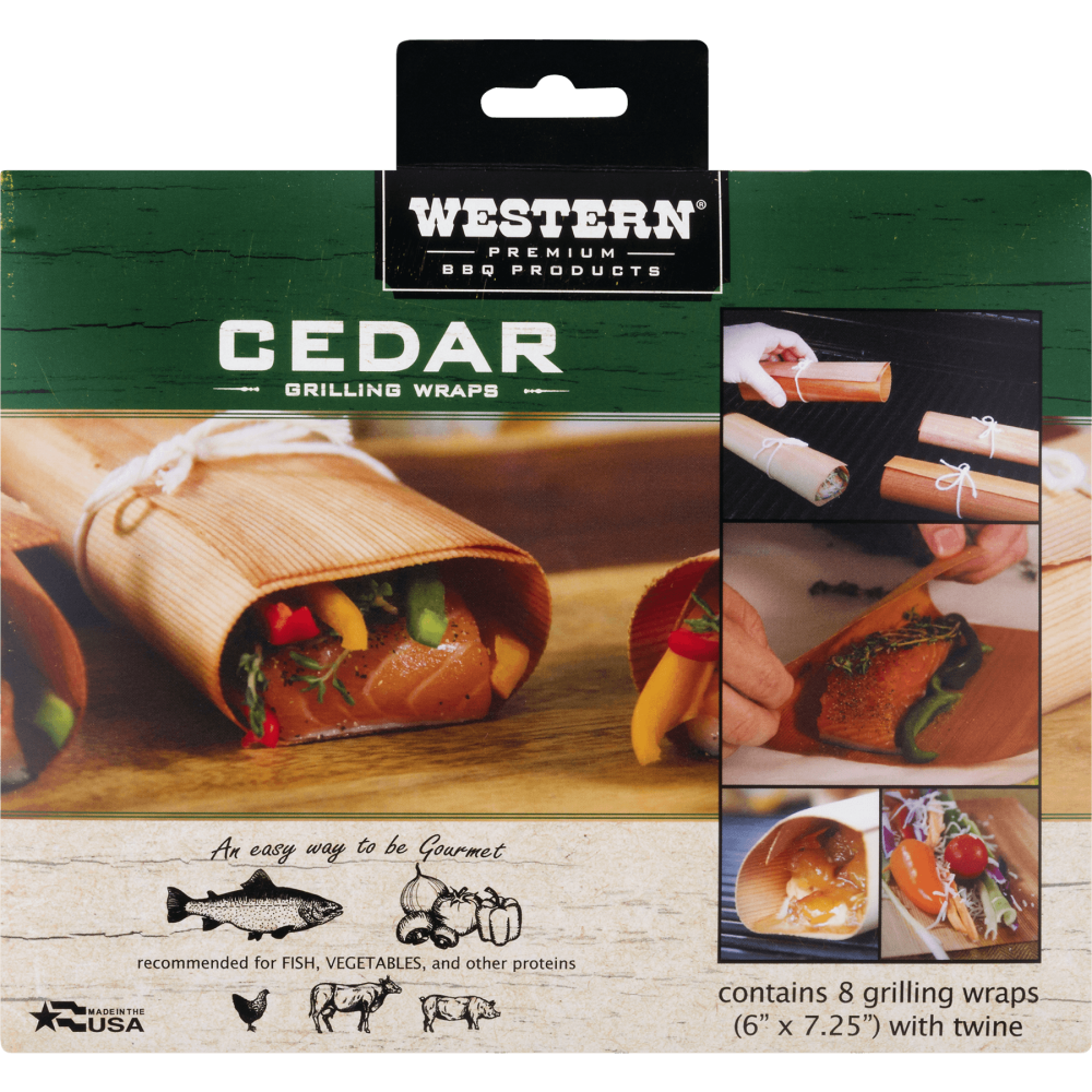 Western Cedar Grilling Wrap 6count 8pack