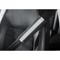 thumbnail image 4 of (2 pack) Auto Drive 1Piece Diamond Car Seat Belt Pad Leather Black/Silver - Universal Fit, 23SBP100-1, 4 of 9