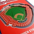 thumbnail image 2 of St. Louis Cardinals 8'' x 32'' 3D StadiumView Banner, 2 of 3