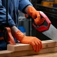 thumbnail image 4 of GUSTO 8 Mil Orange Nitrile Gloves Disposable Latex Free Gloves, XL 100-Pack, 4 of 8