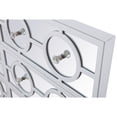 thumbnail image 6 of 48 in. mirrored six drawer cabinet in white, 6 of 11