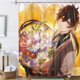 thumbnail image 1 of Cortina de ducha Genshins Impacts Anime de poliéster impermeable, 1 of 1