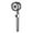 Black, variant on SPOORYYO High-Pressure Handheld Shower Head with Filter - Universal Fit, ABS Painted Body, and Comfortable Grip for Bathroom Use (27.5x8.3cm)