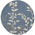 thumbnail image 5 of SAFAVIEH Courtyard Abraham Floral Indoor/Outdoor Runner Rug, Blue/Beige, 2'3" x 6'7", 5 of 10