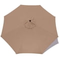 thumbnail image 1 of Sombrilla de jardín, impermeable, resistente al agua, para patio, de poliéster, para exteriores, parasol, toldo, color caqui Advancent  HA005508-05, 1 of 6