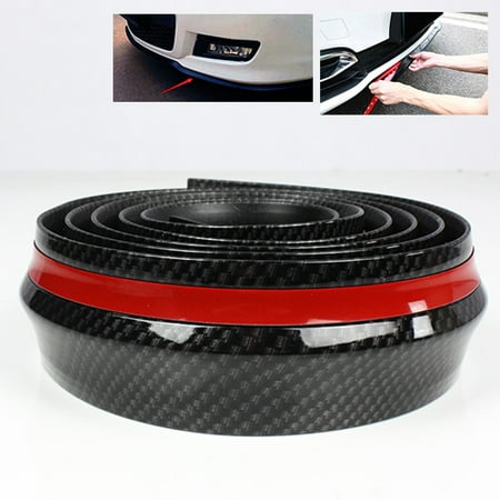 Lip Molding Trim - ModifyStreet® Carbon Fiber Look 2.5m Body Kit/Side Skirt/Bumper Lip Protector Strip Trim Molding