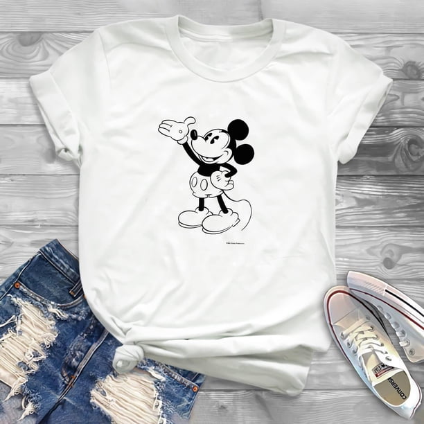 2023 Disney Mickey Mouse T-shirts 3D printing fashion clothes jacket cartoon graphic Teenage Female Clothes150 Gao Jinjia LED