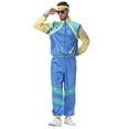 thumbnail image 1 of Conjunto deportivo de los años 70 y 80 para hombre y mujer, traje de jogging, disfraz de Halloween, fiesta temática, carnaval, cosplay, ropa de calle, 1 of 3
