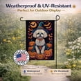 thumbnail image 6 of Bichon Frise Witchy Halloween Garden Flag 11.25 in x 15.5 in, 6 of 8