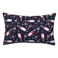 thumbnail image 1 of Balery Love Wine Funda de Cojín Estampada, Regalos para Mujeres, Regalos de Amor para Ella, Regalos para Novia o Esposa, Funda de Almohada-14"x20", 1 of 6
