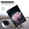 thumbnail image 7 of TECH CIRCLE Case for iPad Air 11-inch M2 2024, iPad Air 5th/4th Gen 10.9" 2022/2020, iPad Pro 11 4th/3rd/2nd/1st Gen,Flower PU Leather Folio TPU Shockproof Auto Sleep/Wake Wallet Case,Purple Peony, 7 of 7