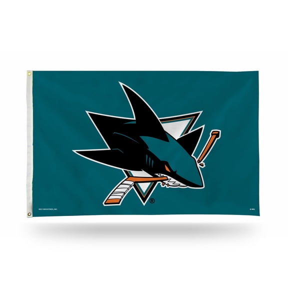San Jose Hockey Sharks Hockey Indoor / Outdoor 3x5 Banner Flag