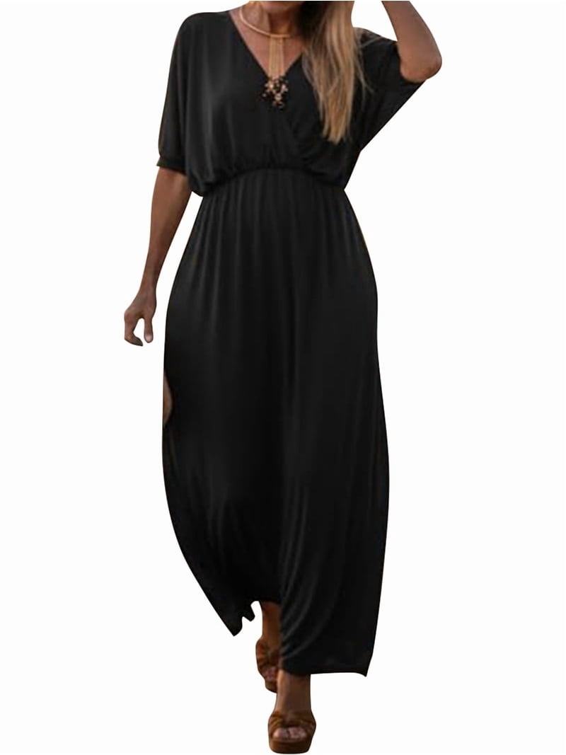 black batwing dress ASOS DESIGN super soft slash neck blouson midi in If you dream of the perfect dress Phase Eight Becca Batwing Knitted
