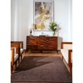 thumbnail image 3 of Rugsotic Carpets Handmade Rugs Hand Knotted Loom Rectangle 8'x11' Brown Wool for Indoor Use, 3 of 6