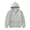 Grey, variant on Coerni Kids Full Zip Hoodie Toddler Girls Boys Outwear Solid Color Zipper Hooded Sweatshirt Windproof Long Sleeve Coats