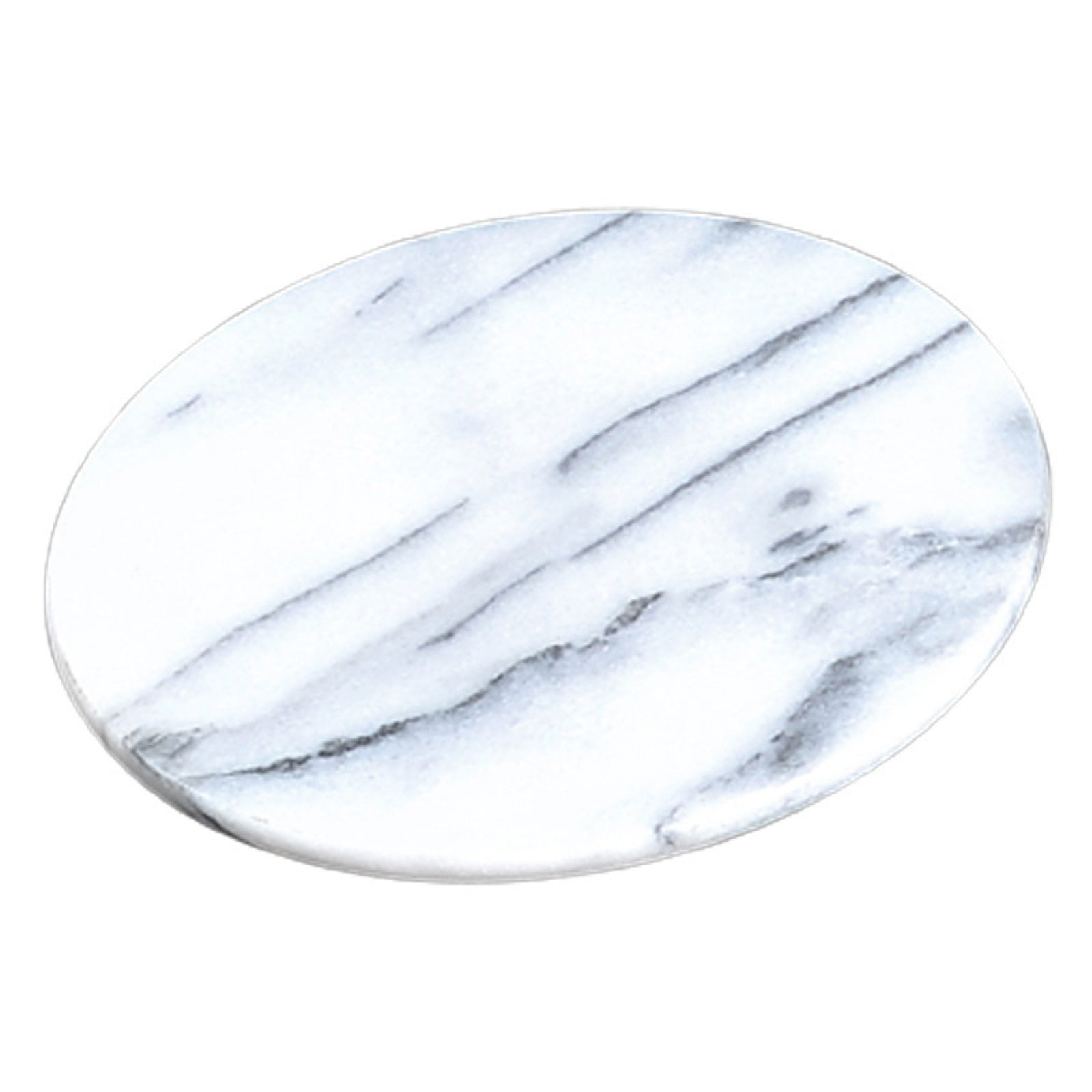 Creative Home White Marble Round Trivet 8 in.