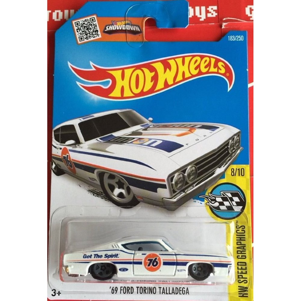 69 Ford Torino Talladega 183 Union 76 Hot Wheels 2016 Hot Wheels Case E ...