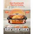 thumbnail image 3 of VEVOR Roaster Oven 14QT Electric Roasting Pan with Self-Basting Lid, 1450W Electric Roaster Oven with Defrost & Warm Function, 3 of 9