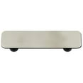 thumbnail image 1 of Driftwood Gray Rectangle Glass Cabinet Pull - Black Post, 1 of 1