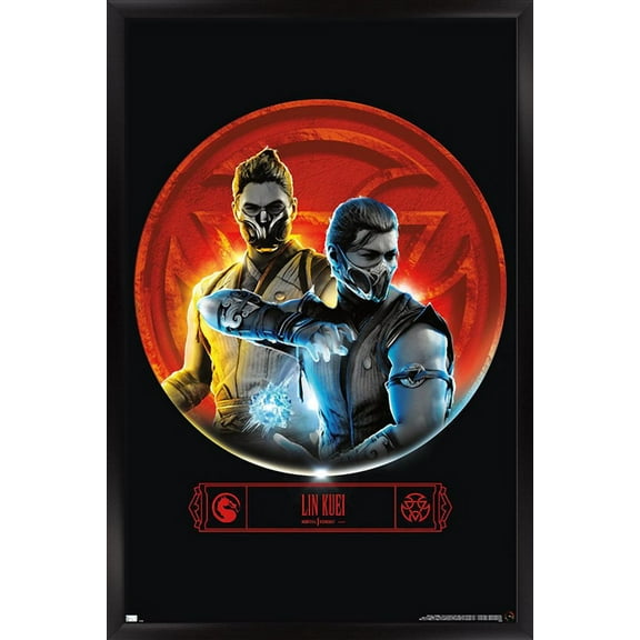 Mortal Kombat 1 - Lin Kuei Wall Poster, 14.725" x 22.375" Framed