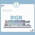 thumbnail image 4 of LS01 Custom Mechanical Keyboard Kit Hot-Swappable Bluetooth 2.4G Wireless RGB Backlit Gasket Structure Keyboard 3-Mod, 4 of 5