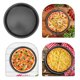 thumbnail image 2 of GOOHOCHY Bandeja para Pizza, horno de Pizza de acero inoxidable, bandeja para hornear, bandeja redonda para hornear Pizza, bandeja para servir Pizza, utensilios para hornear, 2 of 7