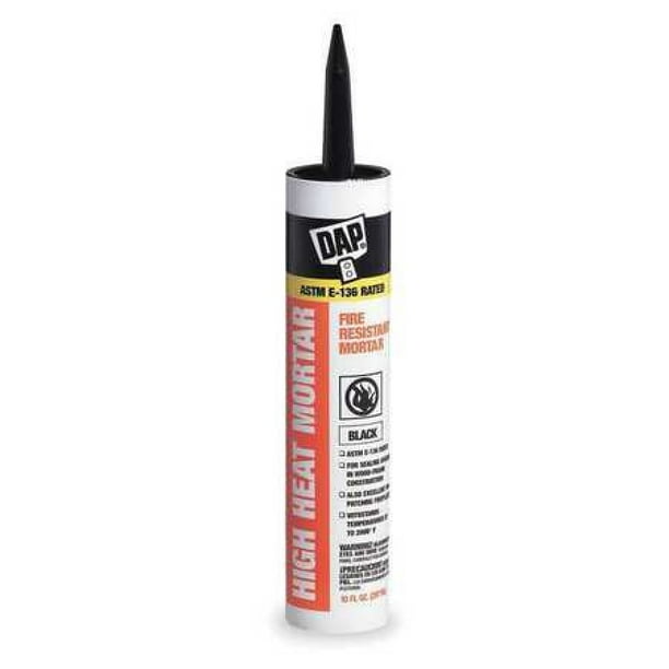 DAP 18854 10.1 oz. Black High Heat Silicate Mortar Cement