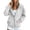 Light Gray, variant on FASHOFT Zip Up Hoodie Women 2026 Fall Fashion Y2k Lightweight Track Jackets Long Sleeve Oversized Hooded Sweatshirts Army Green L