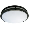 thumbnail image 2 of 17" LED flush mount fixture.Die-Form-Cold-Rolled Steel housing. Plastic white diffuser. Dimmable. Damp location, 2 of 2