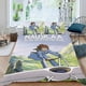 thumbnail image 2 of Nausicaä del Valle del Viento Conjunto de sábanas temático, trío de piezas, cómodo y amigable con la piel, diseño único, regalo de decoración para el hogar para familiares, amigos y fans,140cm *210cm, 2 of 6