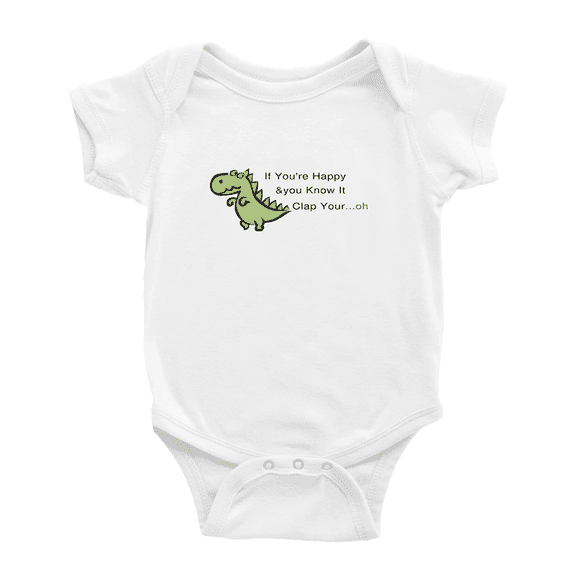 If You're Happy&you Know It Clap Your...oh Cute Baby Outfits Boy Girl