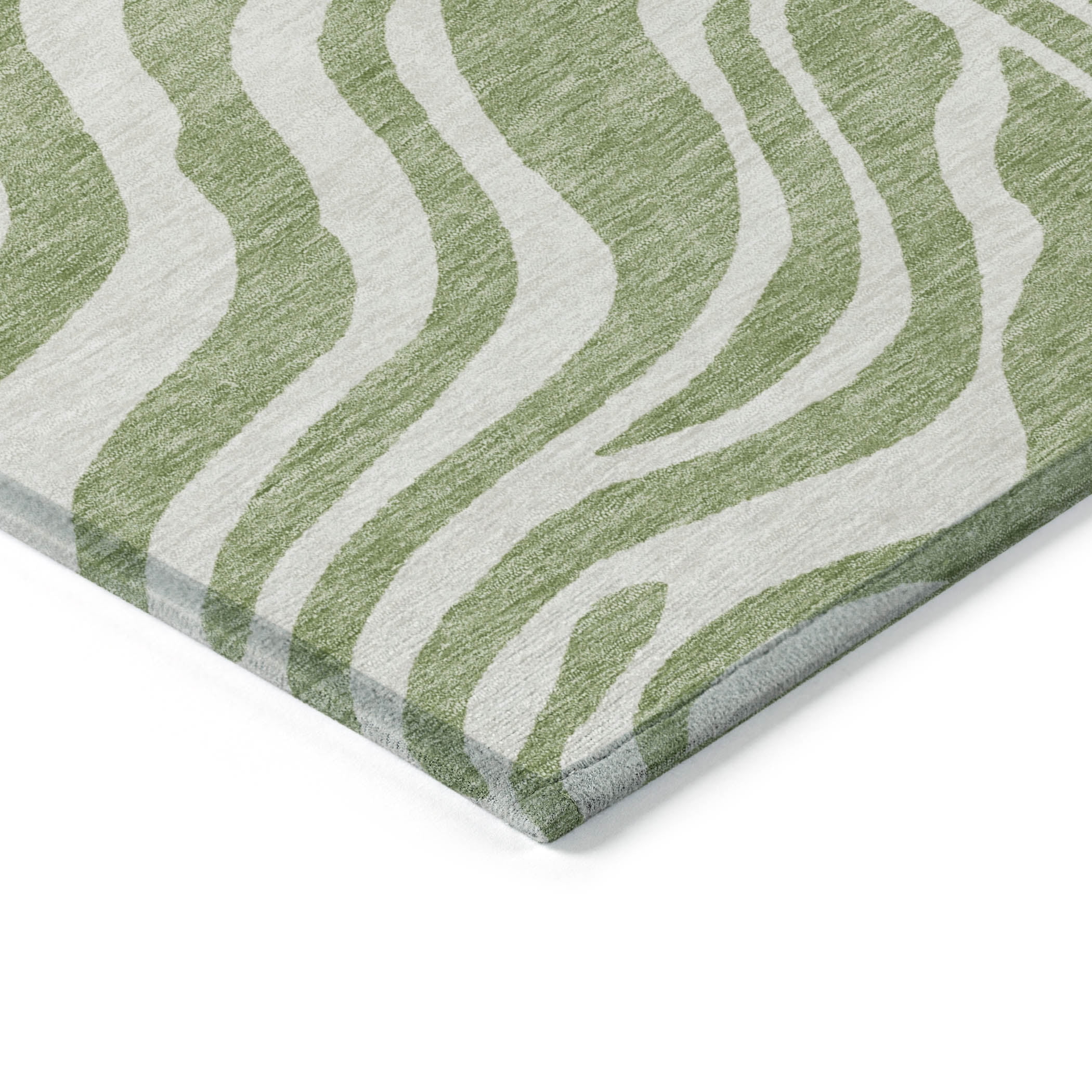 Addison Rugs Chantille Indoor/Outdoor Transitional Geometric, Abstract Aloe Washable Rectangle Rug, 10' x 14'
