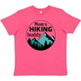 thumbnail image 3 of Inktastic Mom's Hiking Buddy with Mountains and Trees Youth T-Shirt, 3 of 5