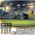 thumbnail image 7 of 1 Set Football Medal Holder Sports Medal Hanger Display with Trophy Shelf Awards Ribbon Organization Hooks Metal Rack Wall Mount Hold 60+ Medals for Soccer Athletes Players Race 15.7x8x4 Inch, 7 of 7