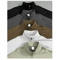 thumbnail image 5 of Mens Zip up Sweatshirt Cotton Fall Sports Long Sleeve Hoodie with Pockets, 5 of 6