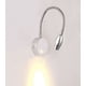 thumbnail image 1 of RV Lámpara de pared Lámpara de pared LED creativa para interiores, pasillo del hotel, pasillo, escalera, sala de estar, fondo, lámpara de pared, lámpara de pared con manguera, plateada, 3w, la dirección se puede ajustar a voluntad, luz blanca cálida BRILLAR Rojo Verde, 1 of 5