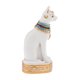 thumbnail image 4 of Escultura de estatua de gato Mau egipcio de resina, coleccionables Blanco Gloria Escultura de Buda de resina, 4 of 8