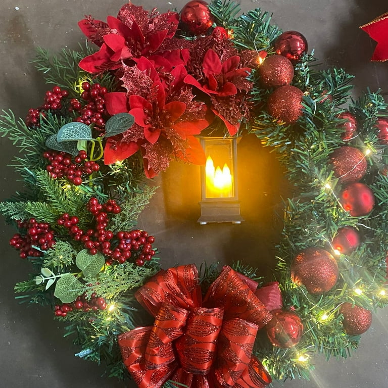 Lighted wreath 2024