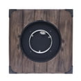 thumbnail image 6 of GDF Studio Banleigh Outdoor 40,000 BTU Lightweight Concrete Square Fire Pit, Brown, 6 of 10