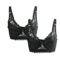 thumbnail image 1 of INSPIRE CHIC Women's Plus Size Full Coverage Padded Floral Underwired Bra, 1 of 6