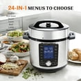 thumbnail image 2 of Atilioo 6.3 Qt Electric Pressure Cooker 24-in-1 Instant Multicooker for Family, Stainless Steel Pot, 2 of 9