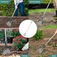 thumbnail image 7 of Rotary Cultivator Garden Tool, Manual Tiller with Durable Aluminum Gears, 57-Inch Long Handle, Hand Tiller for Soil Mixing, Flower Bed Cultivation, Reseeding, and Lawn Care, 7 of 7
