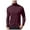 A01-Coffee, variant on Mens Ribbed Slim Fit Knitted Pullover Casual Turtleneck Sweater(Green,S)