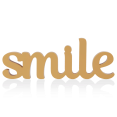 thumbnail image 2 of Bouclair Mot Décoratif Jaune Sourire, 2 of 7