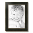 thumbnail image 2 of ArtToFrames 10" x 14" Honors Black with Gold Picture Frame, 10x14 inch Black Wood Poster Frame (WOM-5158),  Pack, 2 of 7