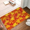 thumbnail image 5 of Fotbe Extra Durable Door Mat - Dirt Trapping Outdoor Welcome Mats - Non-Slip Outdoor Door Mats - Low Profile Front Door Mat - Indoor (16" x 24", Vintage maple leaves autumn ), 5 of 8